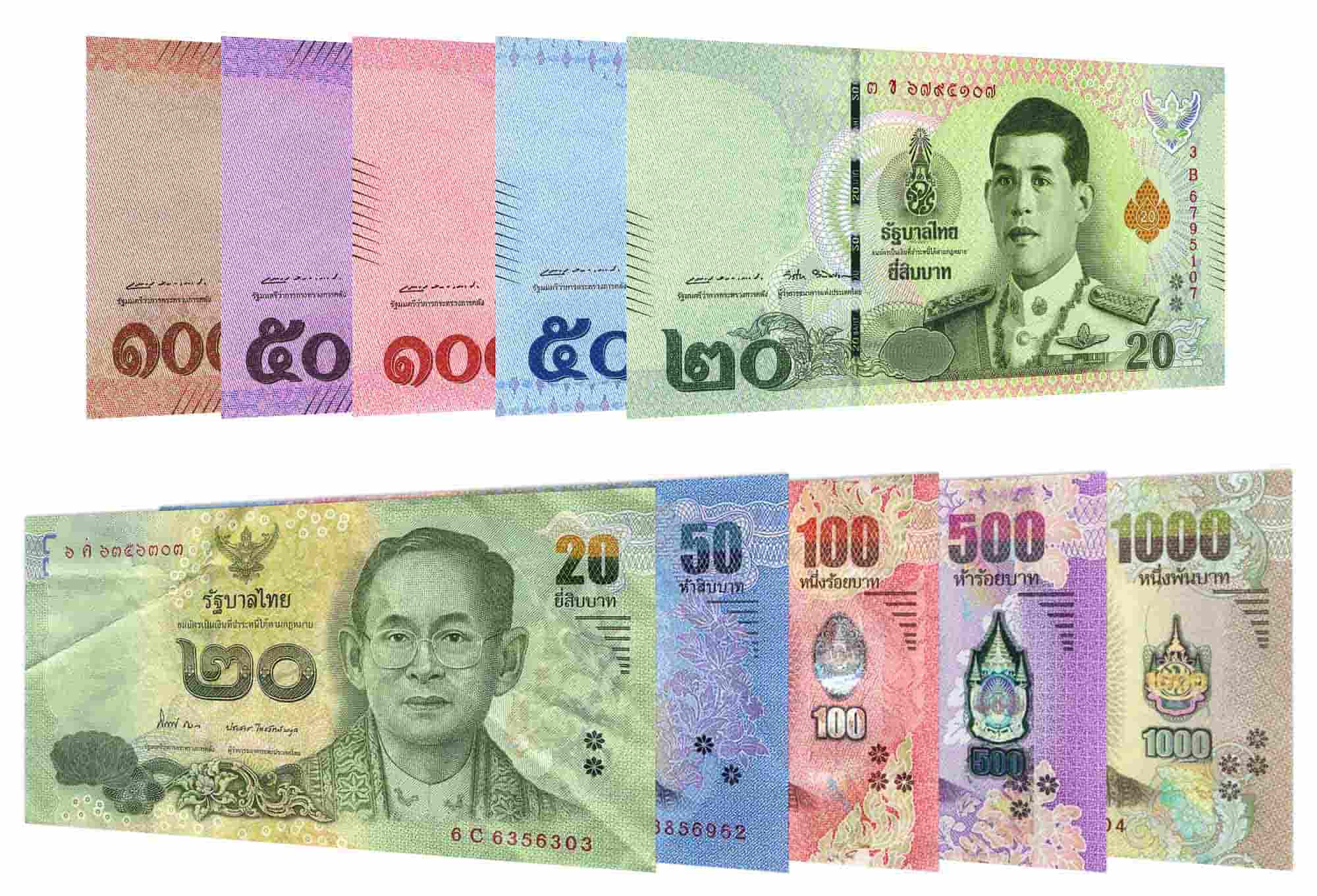 Các Mệnh Giá Tiền Thái Lan