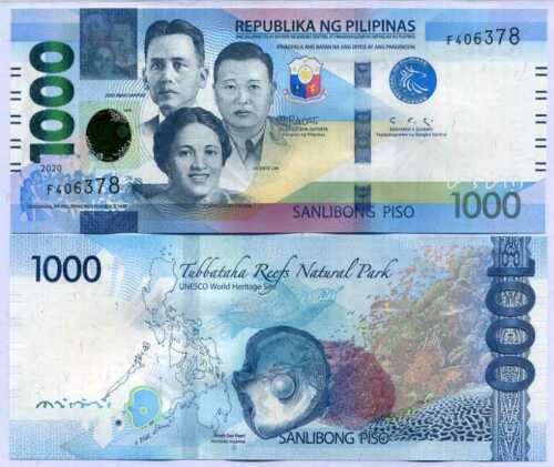 Hình ảnh tờ 1000 peso philippines