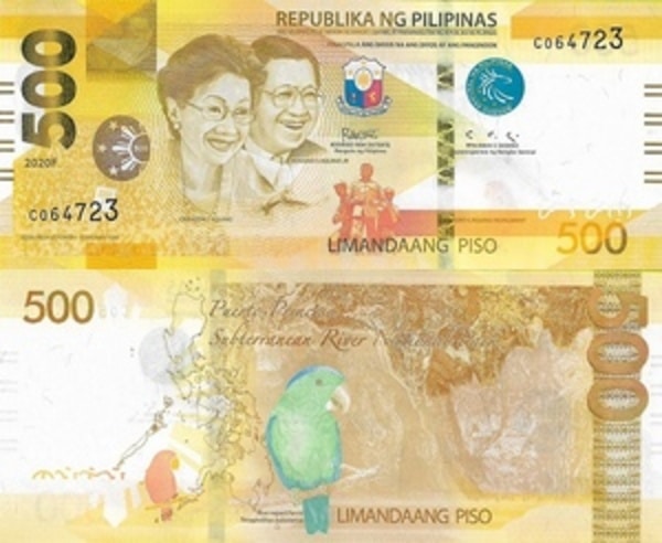 Hình ảnh tờ 500 peso philippines