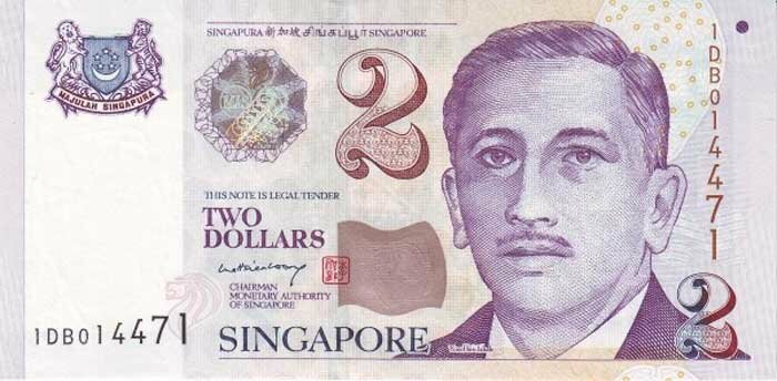 Tờ 2 đô Singapore