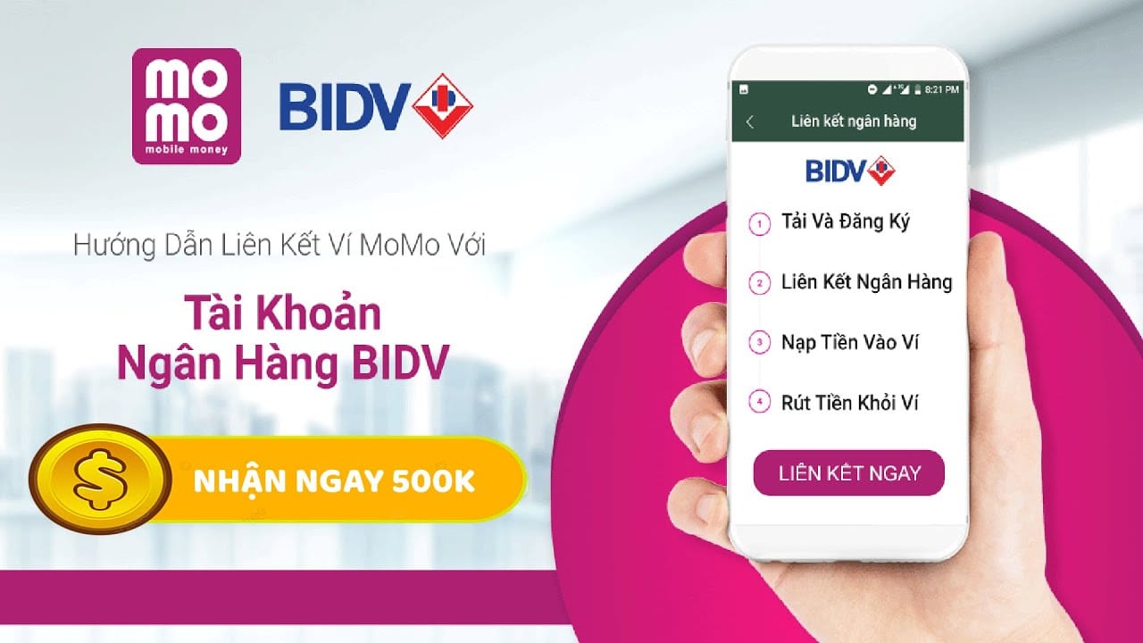 Nhận 500 từ App BIDV