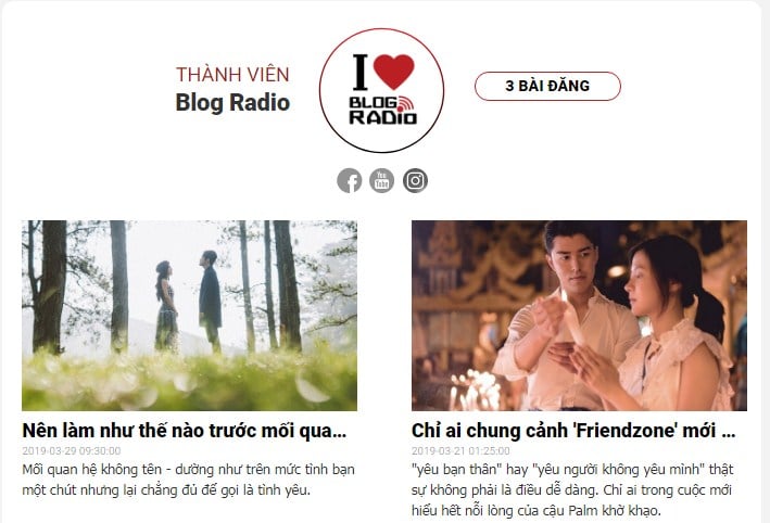 Ứng dụng Blogradio.vn