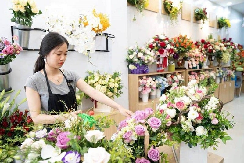 Ý tưởng mở shop hoa tươi kiếm tiền tỷ