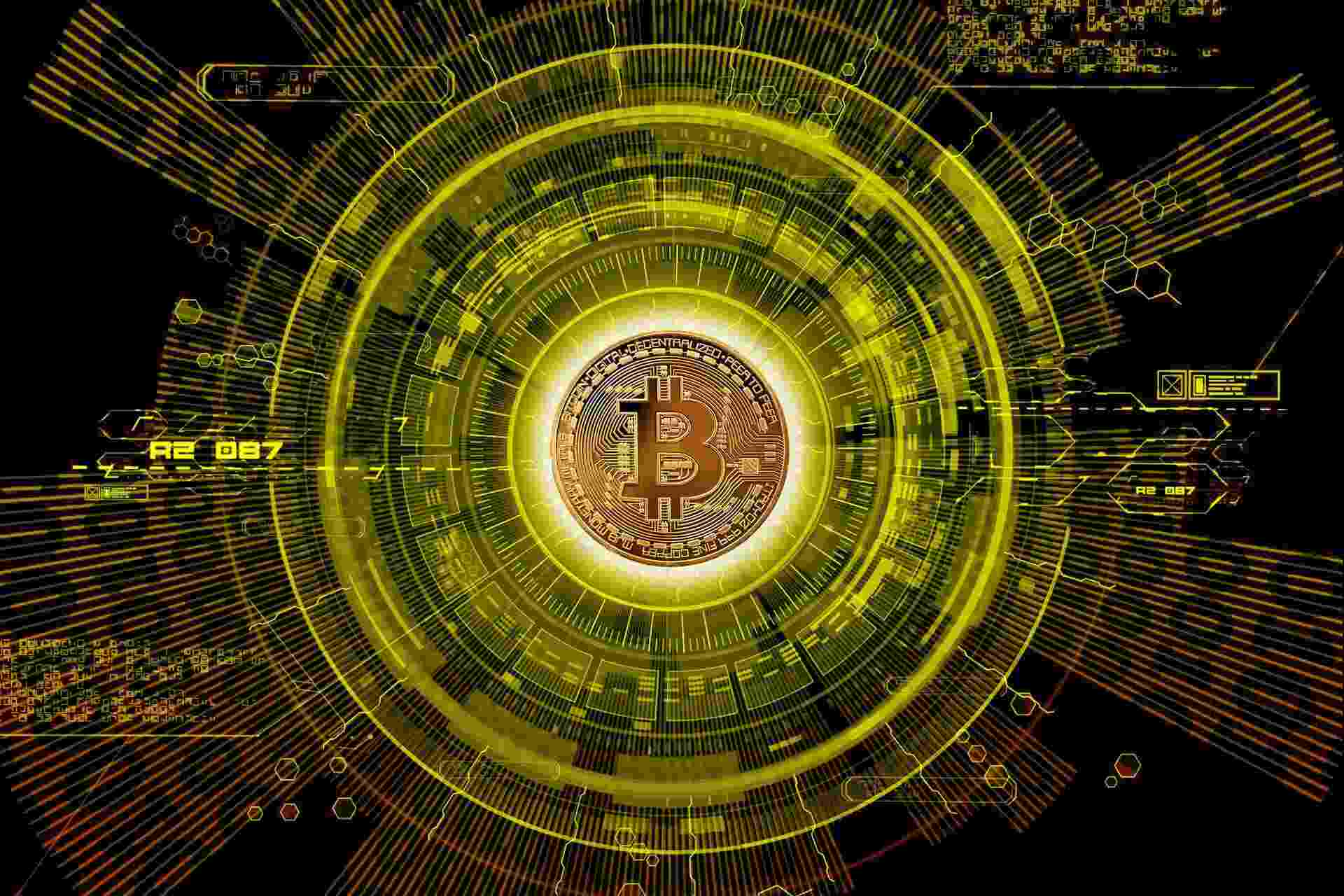 Ảnh nền tiền ảo Bitcoin