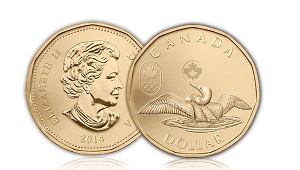 Đồng xu may mắn của Canada