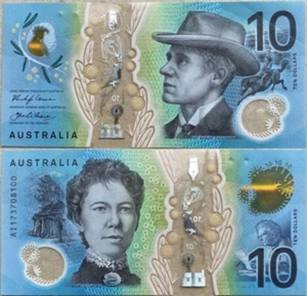 Hai mặt 10 Đô Úc