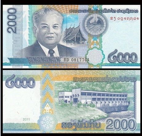 Hai mặt Tiền Lào 2000