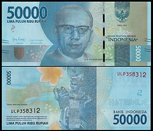 Hai mặt tờ 50000 Rp