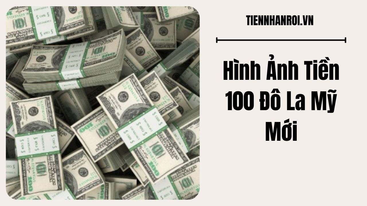 Hình Ảnh Tiền 100 Đô La Mỹ Mới