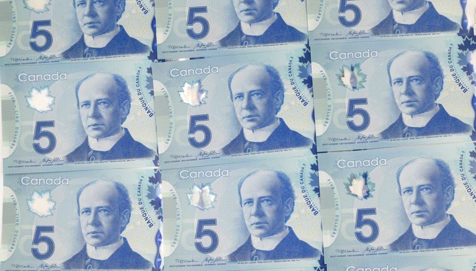 Hình Tiền 5 Đô Canada