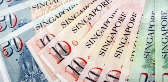 Hình Xấp tiền Singapore