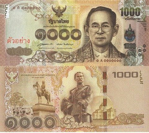 Hình tiền Thái Đẹp