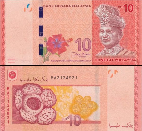 Tiền Malaysia 10 Ringgit