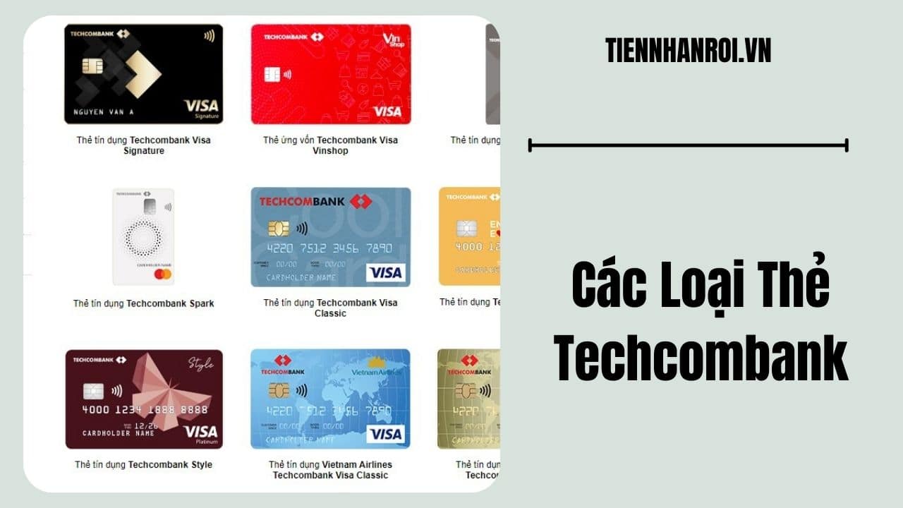 Các Loại Thẻ Techcombank