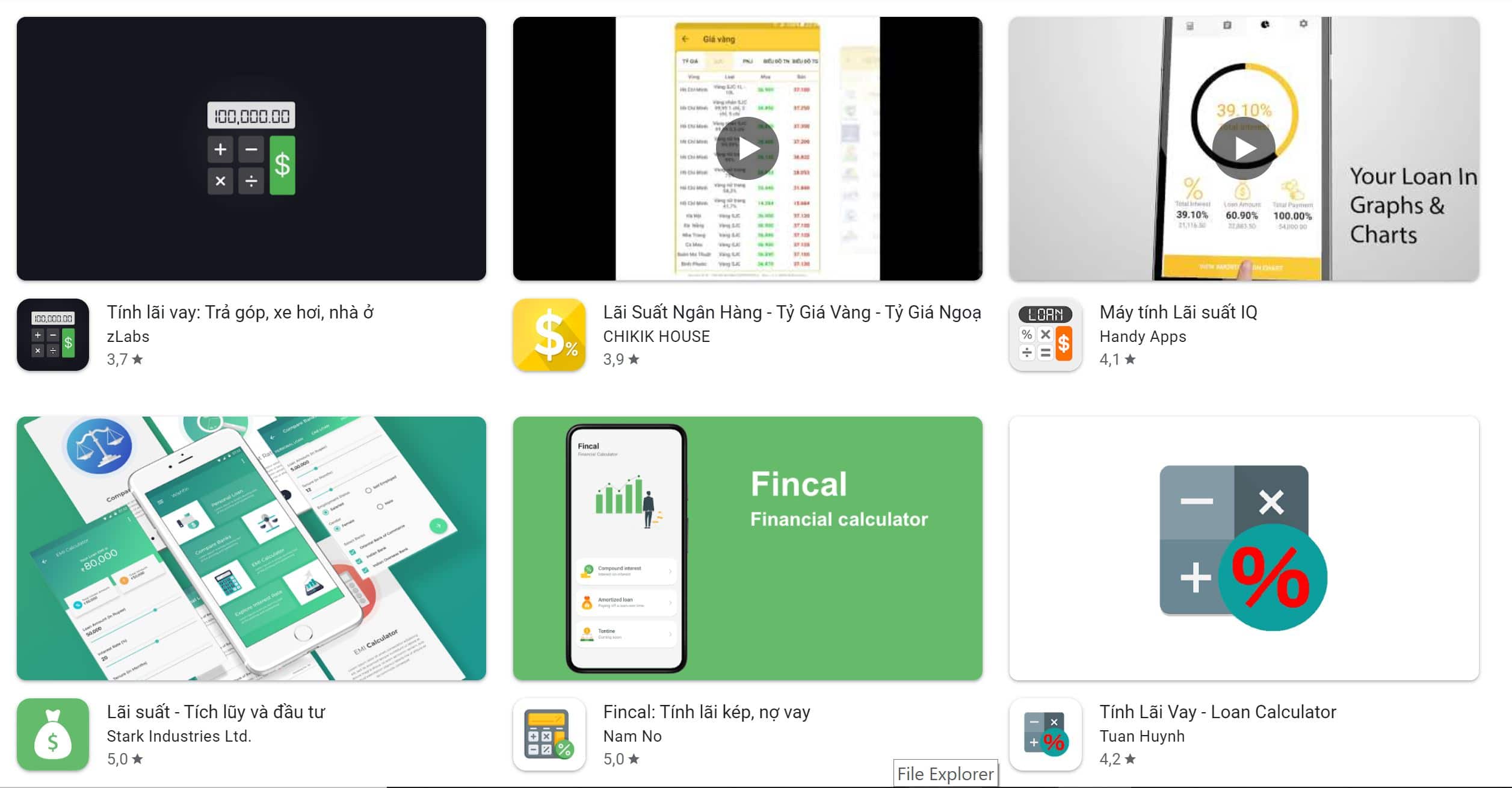 Hiện nay có rất nhiều app tính lãi suất ngân hàng