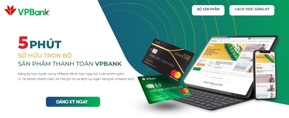 Mở Thẻ Tín Dụng VPBank Online