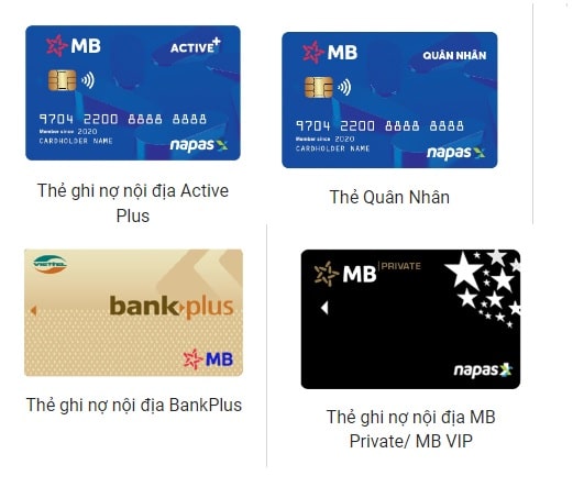 Thẻ ghi nợ nội địa MB