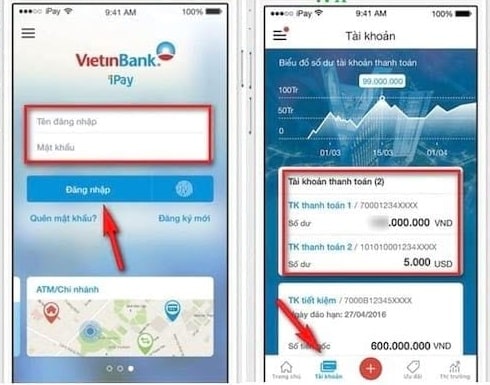 Kiểm tra sổ tiết kiệm Vietinbank