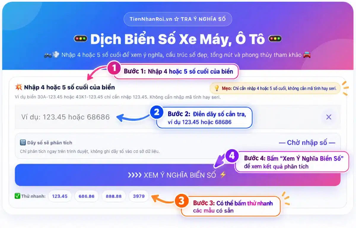 Cách Dùng App Dịch Biển Số Xe Máy, Ô Tô